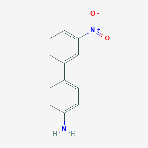 molecular formula C12H10N2O2 B074456 4-Biphenylamine, 3'-nitro- CAS No. 1141-29-3