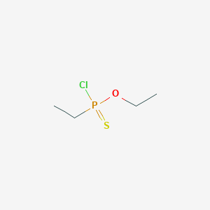 molecular formula C4H10ClOPS B074457 Phosphonochloridothioic acid, ethyl-, O-ethyl ester CAS No. 1497-68-3