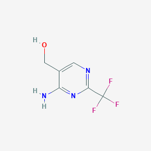 [4-Amino-2-(trifluoromethyl)pyrimidin-5-yl]methanol