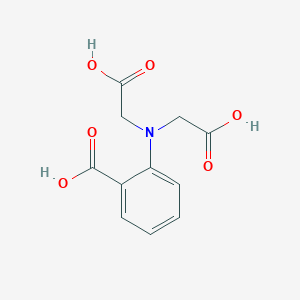 molecular formula C11H11NO6 B074460 2-[Bis(carboxymethyl)amino]benzoic acid CAS No. 1147-65-5