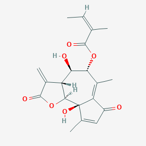molecular formula C20H22O7 B074466 Pumilin CAS No. 1405-19-2