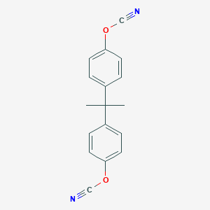 molecular formula C17H14N2O2 B074468 2,2-双(4-氰基苯基)丙烷 CAS No. 1156-51-0