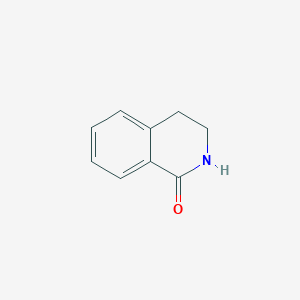 molecular formula C9H9NO B074469 3,4-dihydroisoquinolin-1(2H)-one CAS No. 1196-38-9