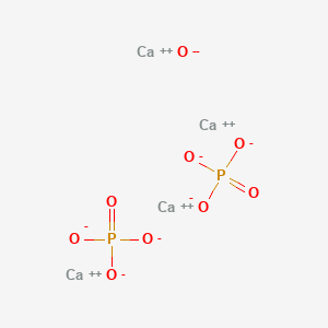molecular formula Ca4(PO4)2O<br>Ca4O9P2 B074473 Tetracalcium phosphate CAS No. 1306-01-0