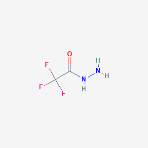 molecular formula C2H3F3N2O B074482 2,2,2-Trifluoroacetohydrazide CAS No. 1538-08-5