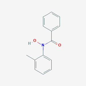 molecular formula C14H13NO2 B074483 N-hydroxy-N-o-tolylbenzamide CAS No. 1143-74-4