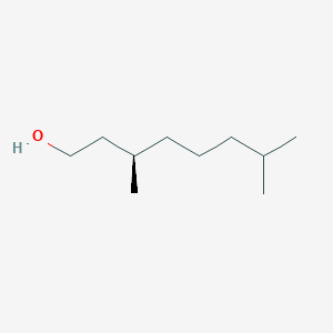 molecular formula C10H22O B074485 (3R)-3,7-dimethyloctan-1-ol CAS No. 1117-60-8