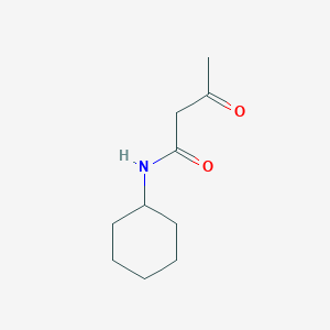 molecular formula C10H17NO2 B074488 N-Cyclohexylacetoacetamide CAS No. 1132-42-9