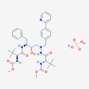 molecular formula C38H54N6O11S B000745 Atazanavir Sulfate CAS No. 229975-97-7