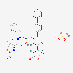 molecular formula C38H52N6O7.H2SO4 B000745 Atazanavir sulfate CAS No. 229975-97-7