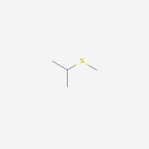 molecular formula C4H10S B074500 Isopropyl methyl sulfide CAS No. 1551-21-9