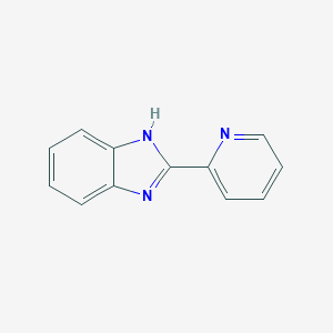 molecular formula C12H9N3 B074506 2-(2-Pyridyl)benzimidazole CAS No. 1137-68-4