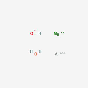 molecular formula AlH3MgO2- B074507 Aluminum magnesium hydroxide, monohydrate CAS No. 1317-26-6
