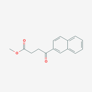 molecular formula C15H14O3 B074511 4-Naphthalen-2-yl-4-oxo-butyric acid methyl ester CAS No. 1590-21-2
