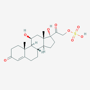 molecular formula C21H30O8S B074512 Cortisol 21-sulfate CAS No. 1253-43-6