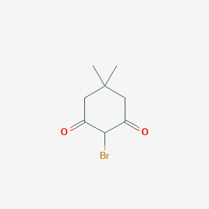 molecular formula C8H11BrO2 B074522 1,3-Cyclohexanedione, 2-bromo-5,5-dimethyl- CAS No. 1195-91-1