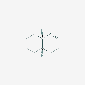molecular formula C10H16 B074523 (4As,8aS)-1,2,3,4,4a,5,6,8a-octahydronaphthalene CAS No. 1123-79-1