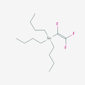molecular formula C14H27F3Sn B074527 Tributyl(trifluoroethenyl)stannane CAS No. 1426-65-9