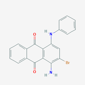 molecular formula C20H13BrN2O2 B074538 1-Amino-4-anilino-2-bromoanthraquinone CAS No. 1564-71-2