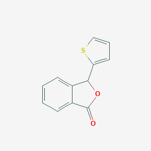 molecular formula C12H8O2S B074542 3-thiophen-2-yl-3H-2-benzofuran-1-one CAS No. 147437-99-8