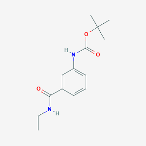 molecular formula C14H20N2O3 B7454311 tert-butyl N-[3-(ethylcarbamoyl)phenyl]carbamate 
