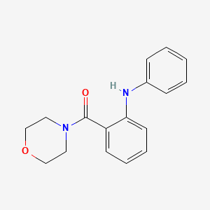 molecular formula C17H18N2O2 B7454365 Morpholin-4-yl[2-(phenylamino)phenyl]methanone 