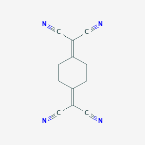 molecular formula C12H8N4 B074546 1,4-双（二氰亚甲基）环己烷 CAS No. 1518-15-6