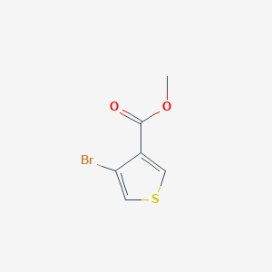molecular formula C6H5BrO2S B074558 Methyl 4-bromothiophene-3-carboxylate CAS No. 78071-37-1