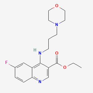 molecular formula C19H24FN3O3 B7456012 MFCD03618711 