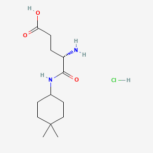 molecular formula C13H25ClN2O3 B7456363 Neboglamine hydrochloride 