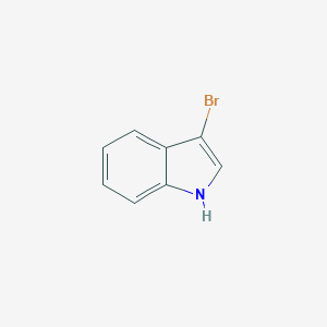 molecular formula C8H6BrN B074566 3-Bromo-1h-indole CAS No. 1484-27-1