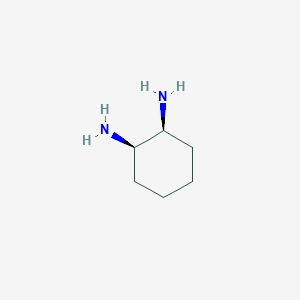 molecular formula C6H14N2 B074578 cis-1,2-Diaminocyclohexane CAS No. 1436-59-5
