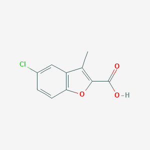 molecular formula C10H7ClO3 B074579 5-Chloro-3-methyl-1-benzofuran-2-carboxylic acid CAS No. 1134-00-5