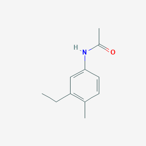 molecular formula C11H15NO B7458268 Acetamide, n-(3-ethyl-4-methylphenyl)- 