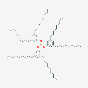 molecular formula C72H123O3P B074583 Tris(dinonylphenyl) phosphite CAS No. 1333-21-7