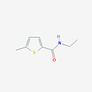 molecular formula C8H11NOS B7458433 N-ethyl-5-methylthiophene-2-carboxamide 