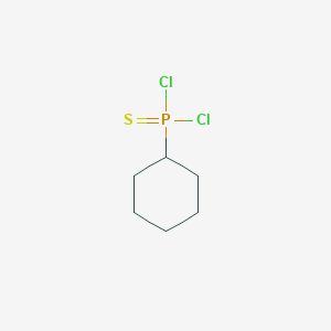 molecular formula C6H11Cl2PS B074587 CYCLOHEXYLPHOSPHONOTHIOIC DICHLORIDE CAS No. 1498-63-1
