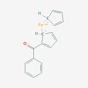 molecular formula C17H24FeO B074591 Ketone, ferrocenyl phenyl (8CI) CAS No. 1272-44-2
