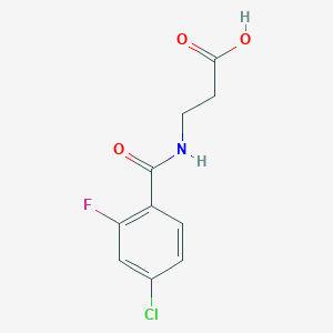 3-[(4-Chloro-2-fluorobenzoyl)amino]propanoic acid