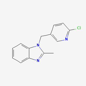 1-[(6-Chloropyridin-3-yl)methyl]-2-methylbenzimidazole