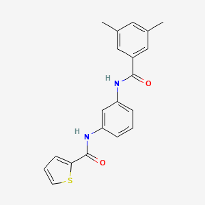 molecular formula C20H18N2O2S B7460020 N-[3-[(3,5-dimethylbenzoyl)amino]phenyl]thiophene-2-carboxamide 