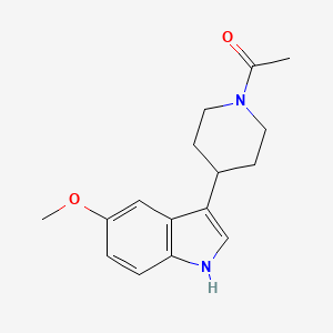 molecular formula C16H20N2O2 B7460028 3-(1-Acetyl-4-piperidyl)-5-methoxyindole 