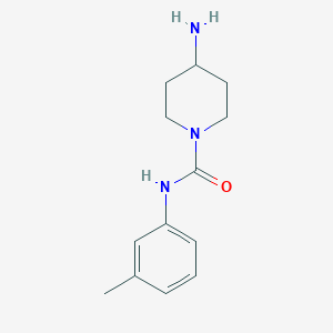 4-amino-N-(3-methylphenyl)piperidine-1-carboxamide