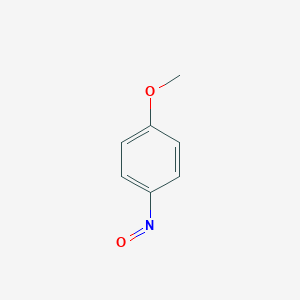 molecular formula C7H7NO2 B074603 1-Methoxy-4-nitrosobenzene CAS No. 1516-21-8