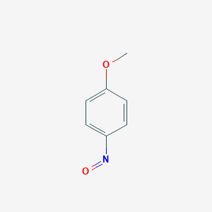molecular formula C7H7NO2 B074603 ANISOLE, p-NITROSO- CAS No. 1516-21-8