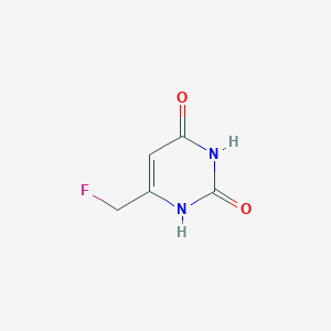 molecular formula C5H5FN2O2 B074604 6-(fluoromethyl)-1H-pyrimidine-2,4-dione CAS No. 1598-64-7