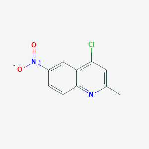 molecular formula C10H7ClN2O2 B074608 4-Chloro-2-methyl-6-nitroquinoline CAS No. 1207-81-4