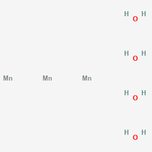 molecular formula H8Mn3O4 B074611 锰；四水合物 CAS No. 1309-55-3
