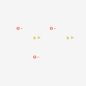 molecular formula Ir2O3 B074617 Iridium oxide (Ir2O3) CAS No. 1312-46-5