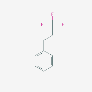 molecular formula C9H9F3 B074618 (3,3,3-Trifluoropropyl)benzene CAS No. 1579-80-2